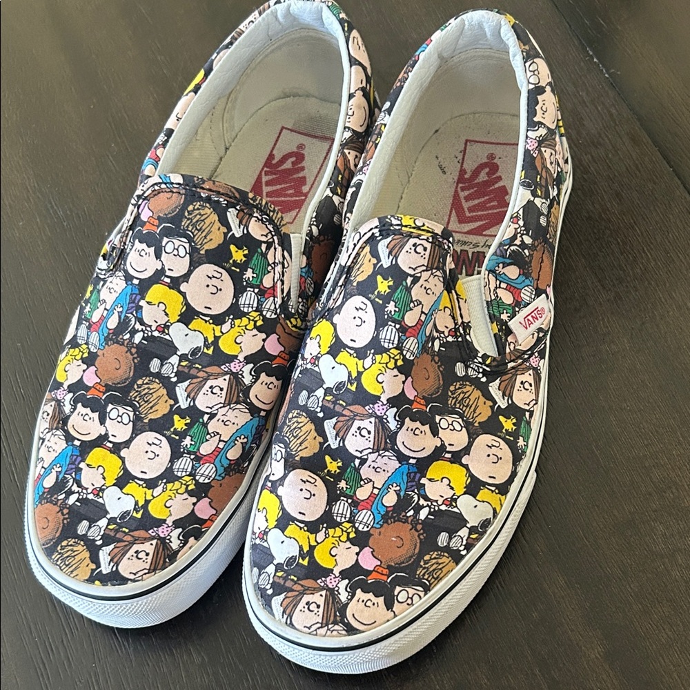 Vans Multicolor Peanuts Character Slip-Ons